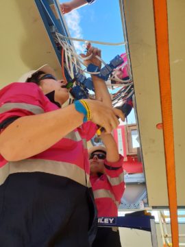 Team UOW Desert Rose Rebuild Connecting Cables