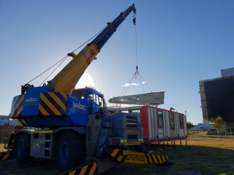 Team UOW Desert Rose Rebuild HVAC Crane