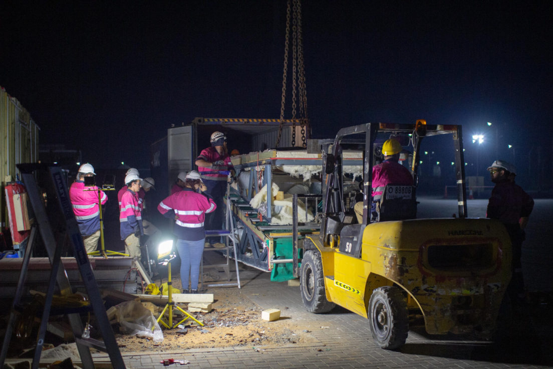 Team UOW SDME2018 Disassembly- Forklifting HVAC cages