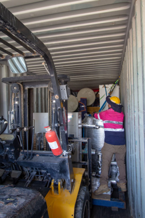 Team UOW SDME2018 Disassembly- Packing PCM tanks