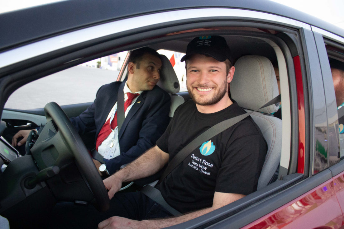 Team UOW SDME2018- EV test drive with Chevrolet