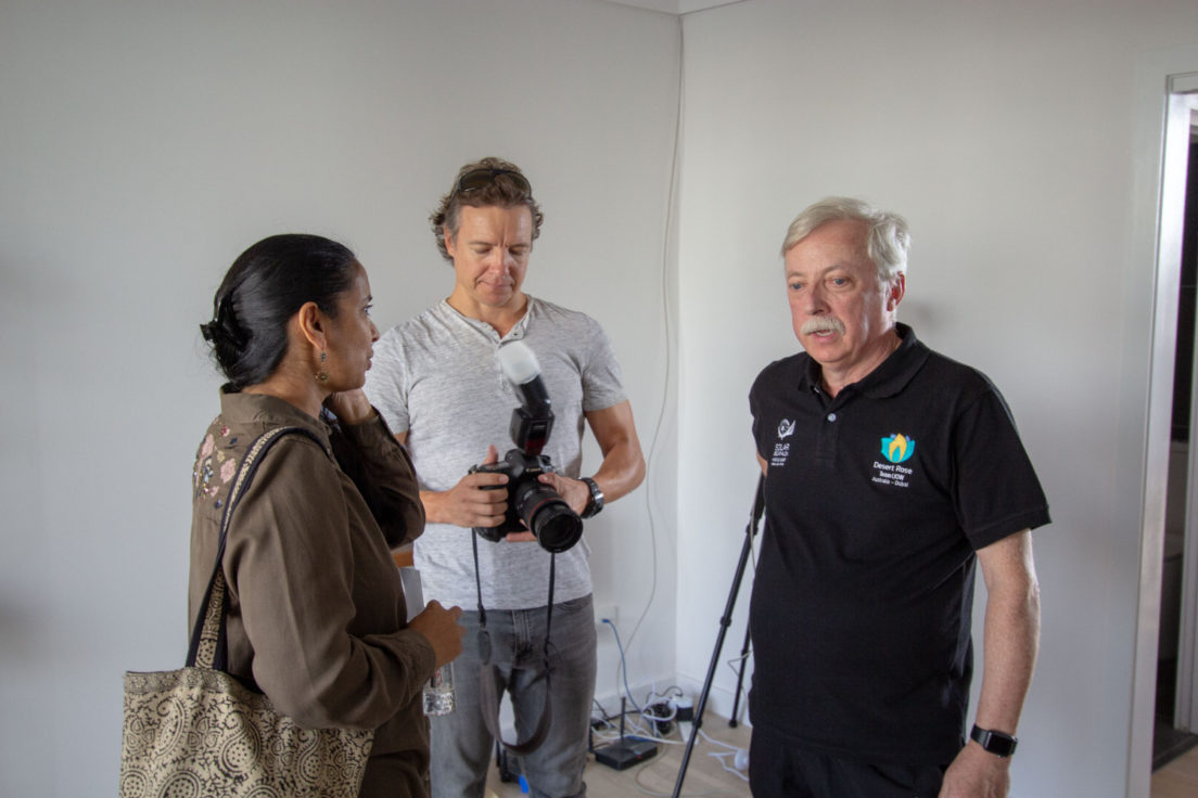 Team UOW SDME2018 Tours- Media interviews