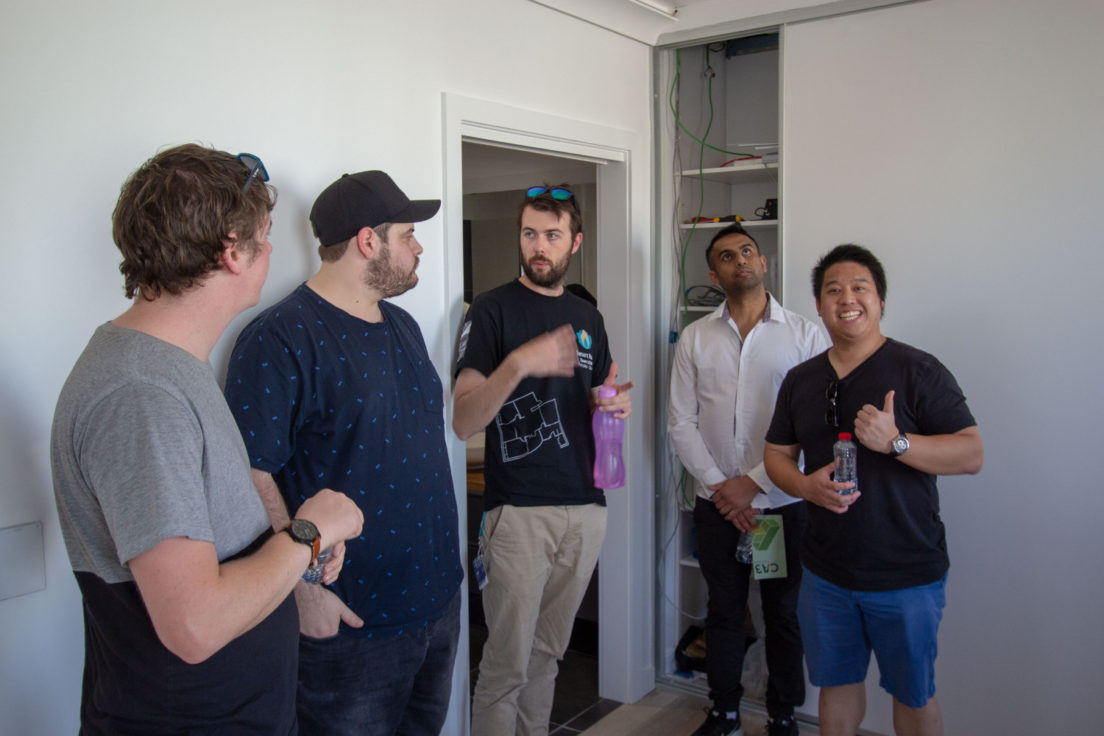 Team UOW SDME2018 Tours- Showing off the bedroom